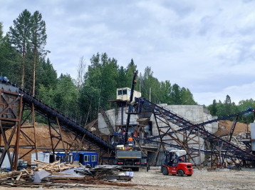 Дробильно-сортировочный комплекс 220 т/ч